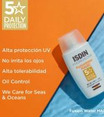 کرم ضد آفتاب فیوژن واتر بی رنگ ایزدین SPF 50 - Image 7